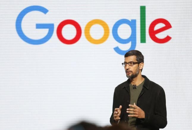 Kavya Pichai's father, Sundar Pichai.